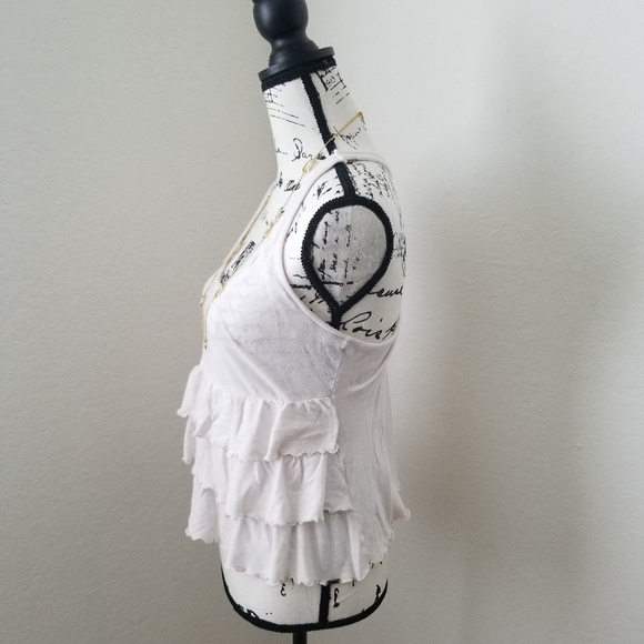 Guess Sleeveless Ruffle Top - Picture 2 of 4